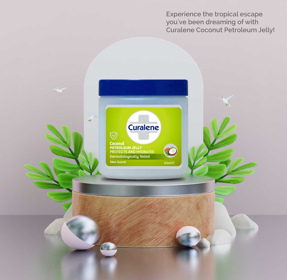 Curalene Coconut Petroleum Jelly for Dry Skin