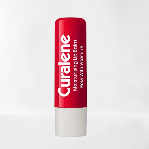 Curalene soothing rose petal lip balm