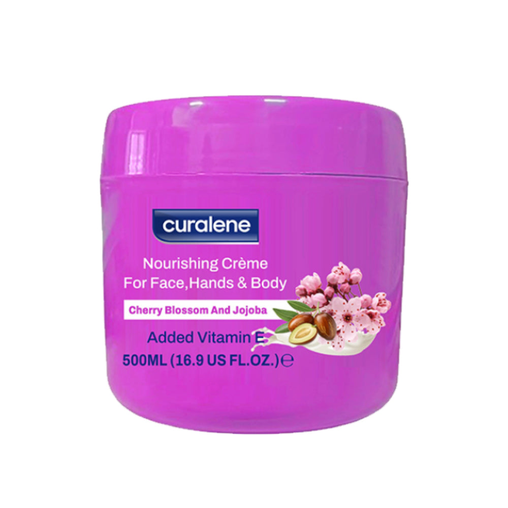 CURALENE-CHERRY-BLOSSOM--BODY-CREME-500ML 1 