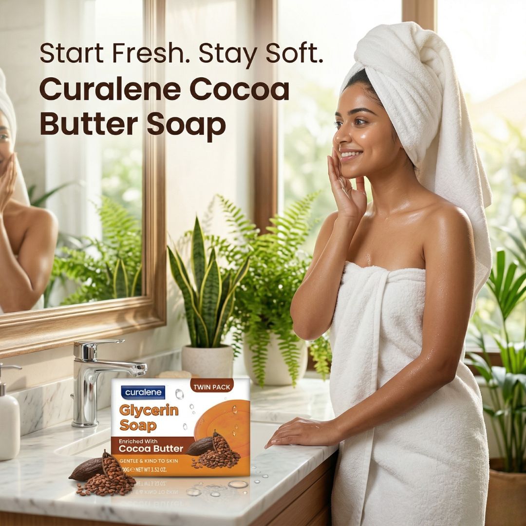 Curalene Cocoa Butter Glycerin Soap