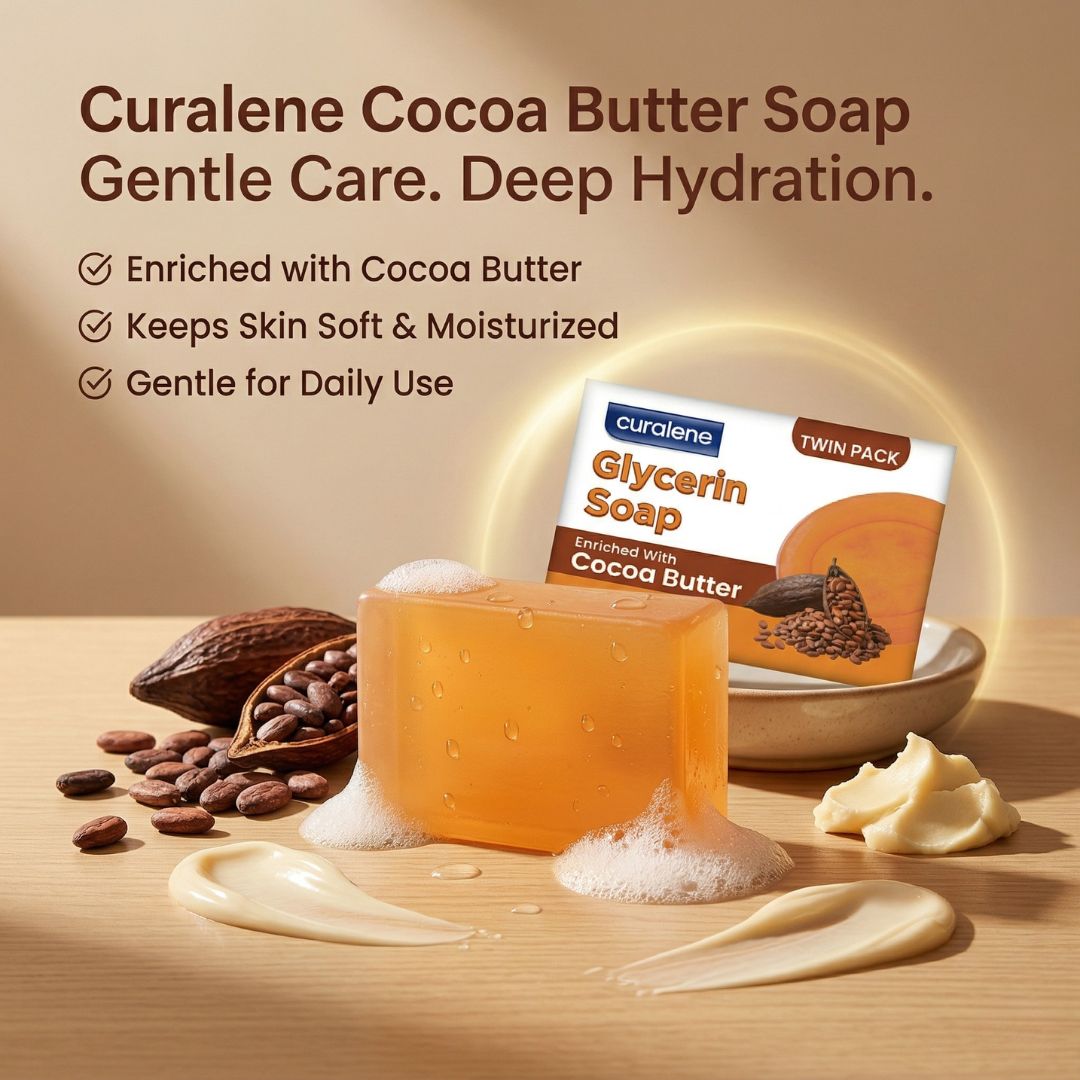 Curalene Cocoa Butter Glycerin Soap