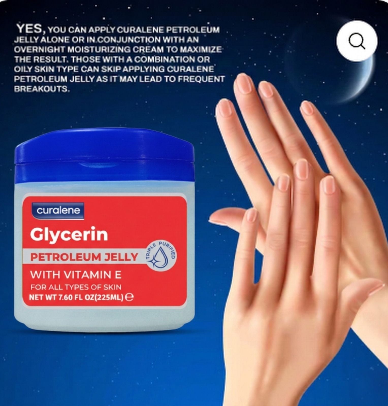 Curalene Glycerin Petroleum Jelly