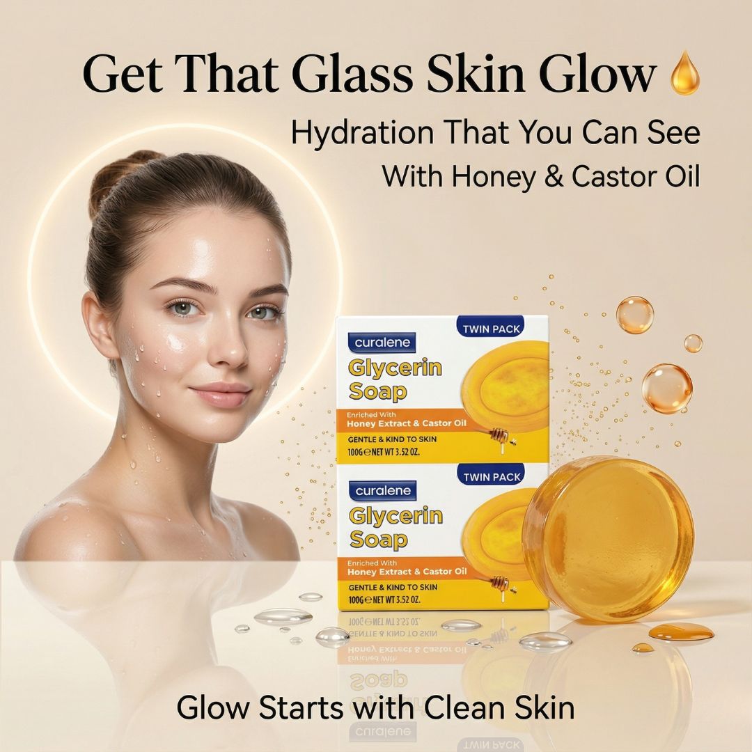 Curalene Honey & Castor Oil Glycerin Soap