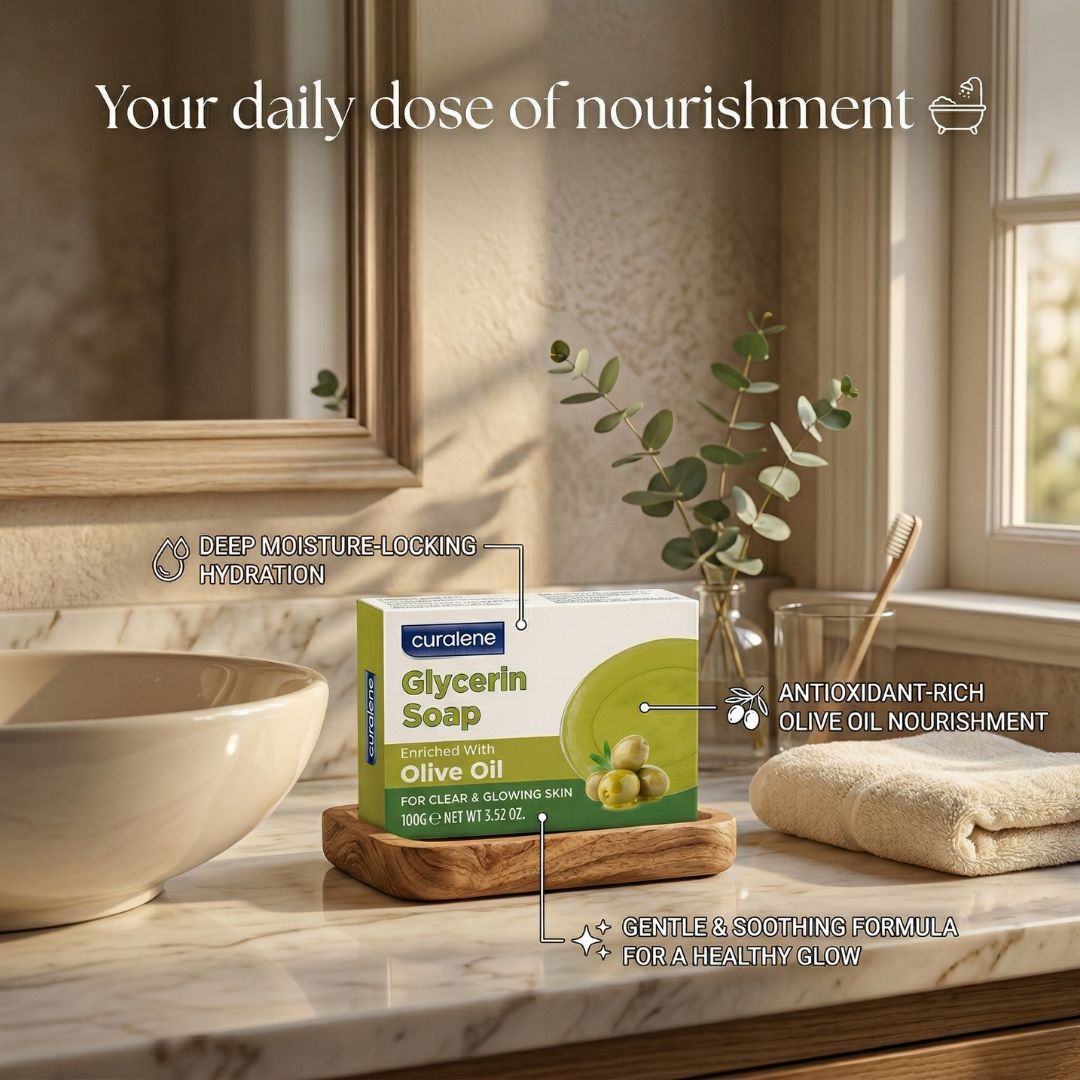 Curalene Olive Oil Glycerin Soap