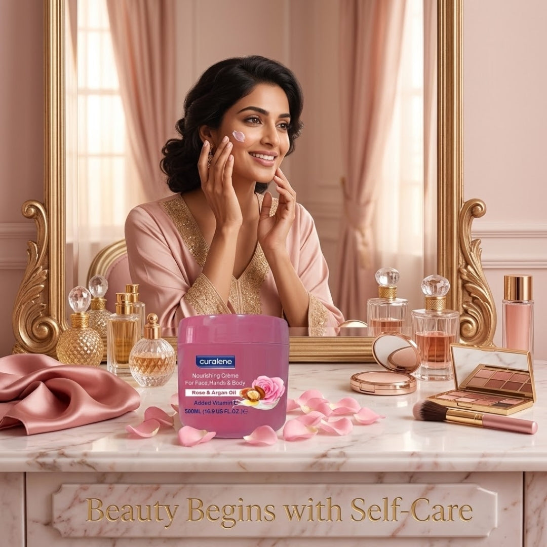 Curalene Rose Argan Oil Nourishing Creme