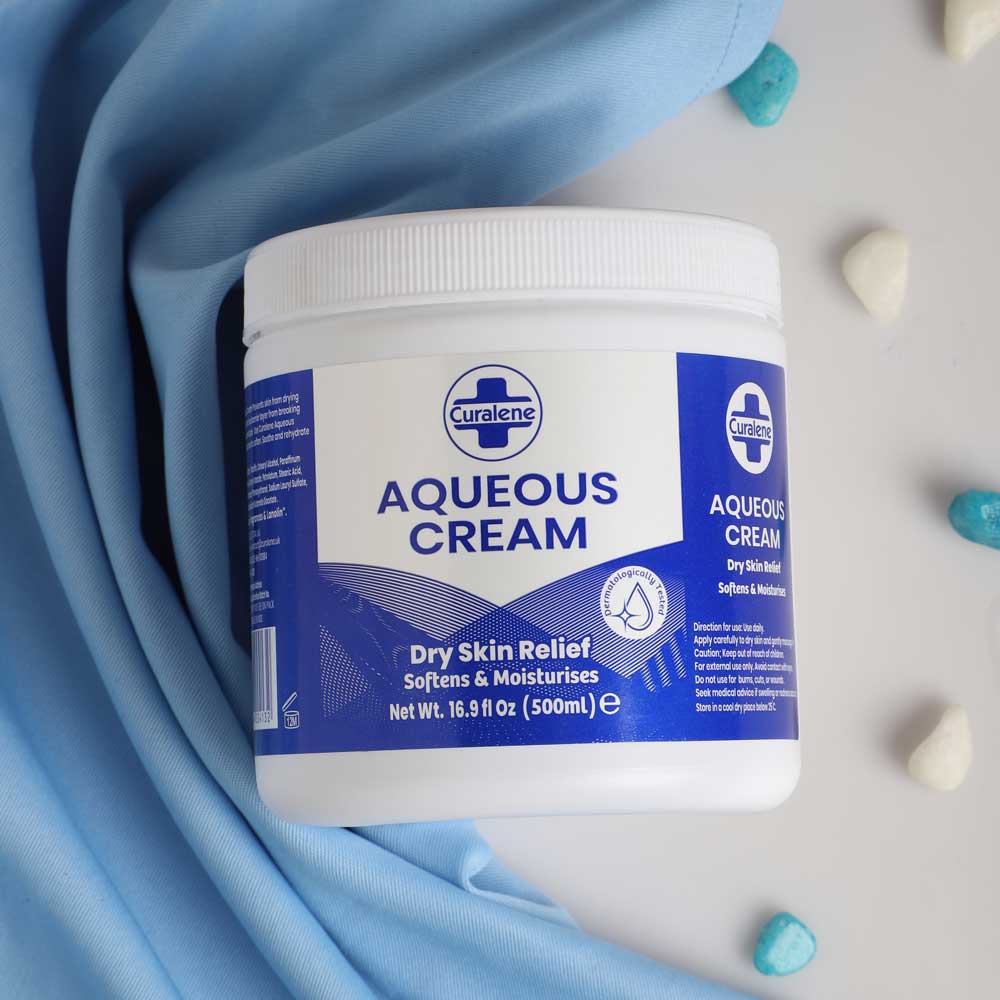 Curalene aqueous cream for soft skin