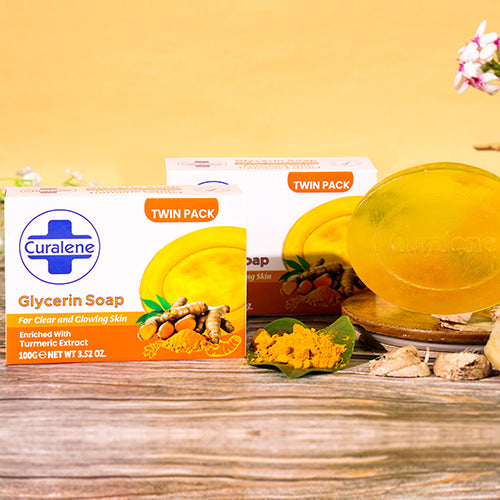 Curalene brightening turmeric soap bar