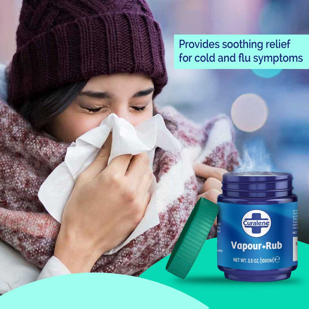 Curalene cold & flu vaporizing rub
