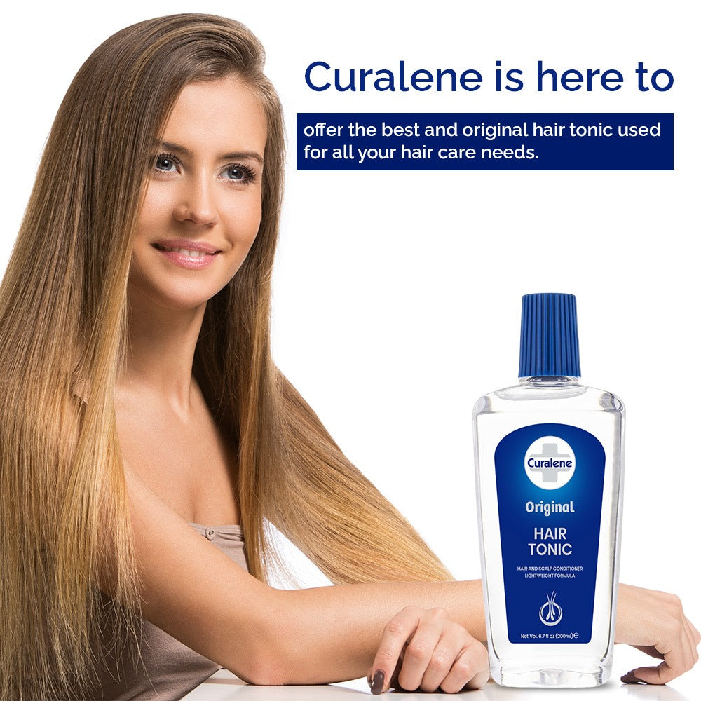 Curalene hair shine and smoothness tonic