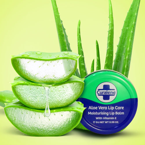 Curalene lip repair aloe balm tin