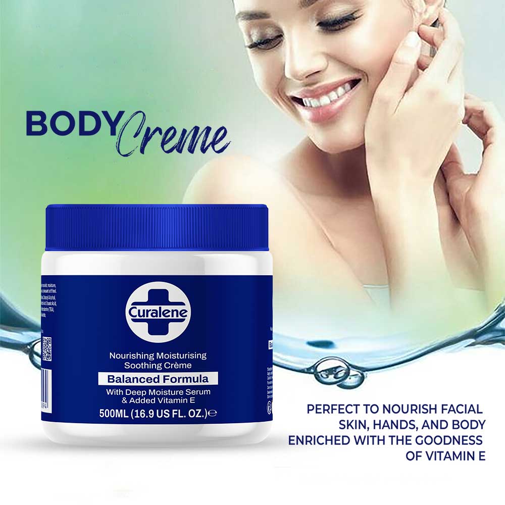 Curalene soft & smooth balanced body cream