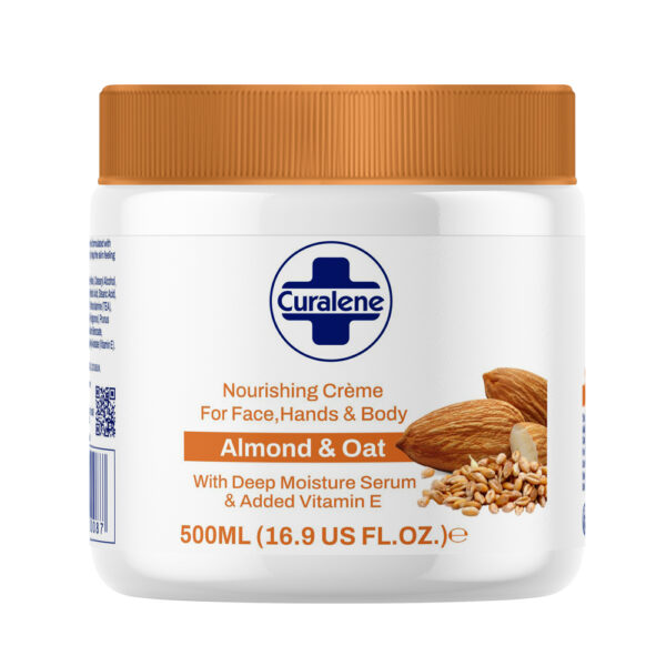 Curalene Nourishing Moisturizing Soothing Cream – Almond & Oat