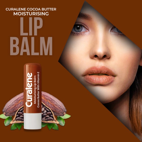 Cocoa Butter Moisturising Lip Balm Stick (Pack of 3) - Image 2