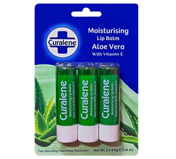 Aloe Vera Moisturising Lip Balm Stick (Pack of 3) - Image 4