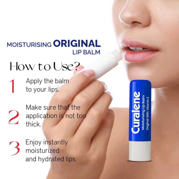 Original Moisturising Lip Balm Stick (Pack of 3) - Image 3