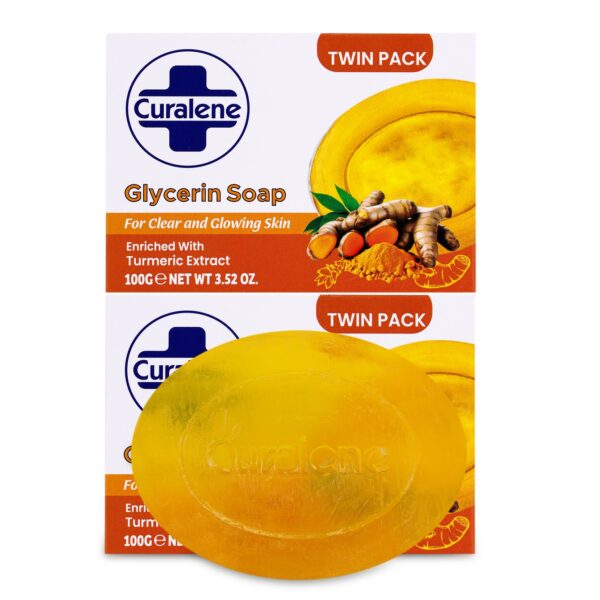 Curalene Turmeric Glycerin Soap (Twin Pack)