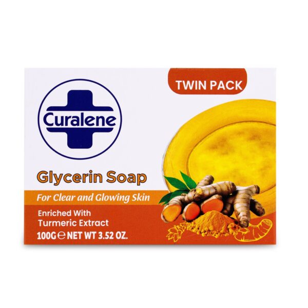 Curalene Turmeric Glycerin Soap (Twin Pack) - Image 3