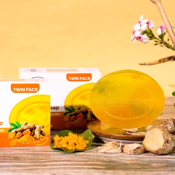 Curalene Turmeric Glycerin Soap (Twin Pack) - Image 2